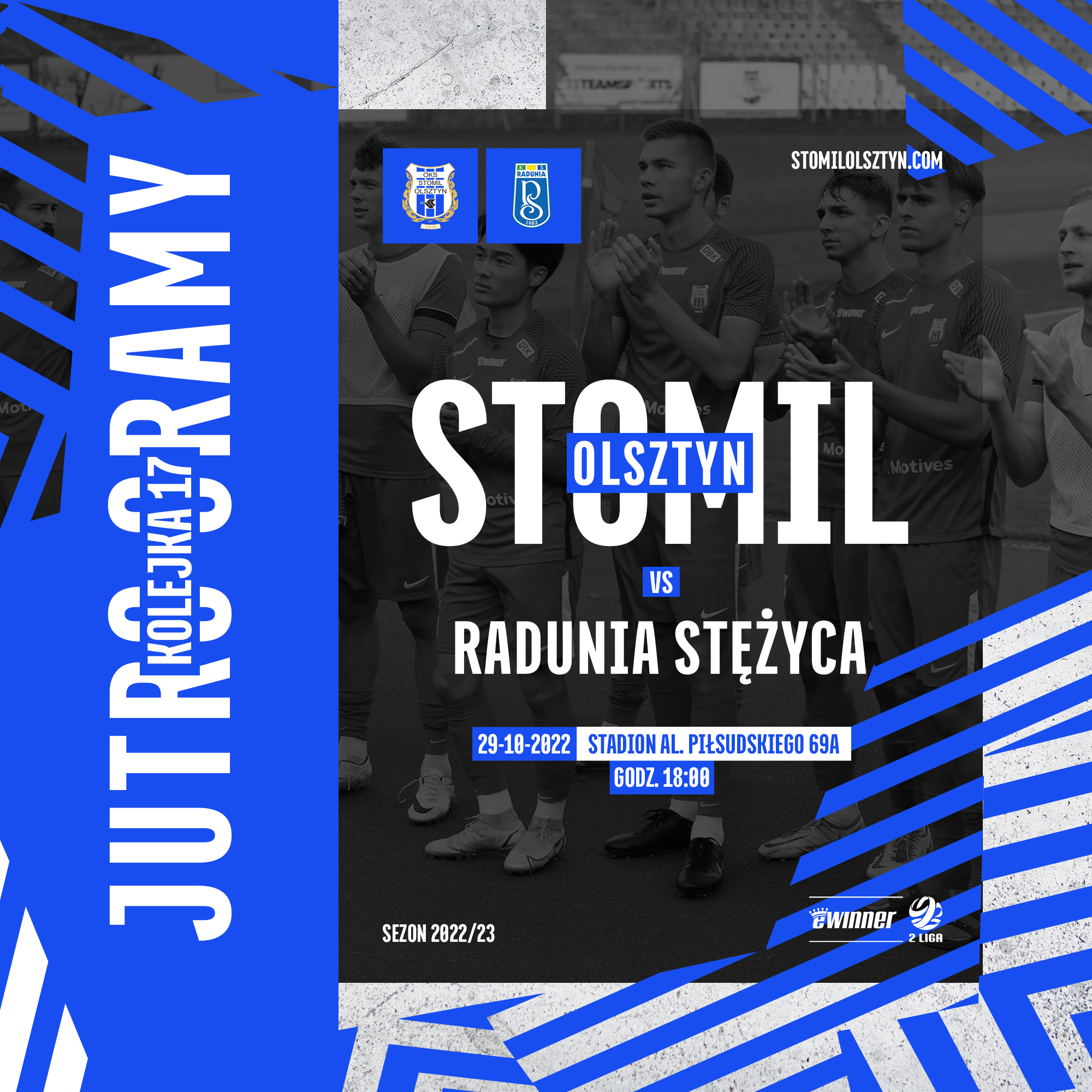 Zapowiedź meczu: Stomil Olsztyn - Radunia Stężyca