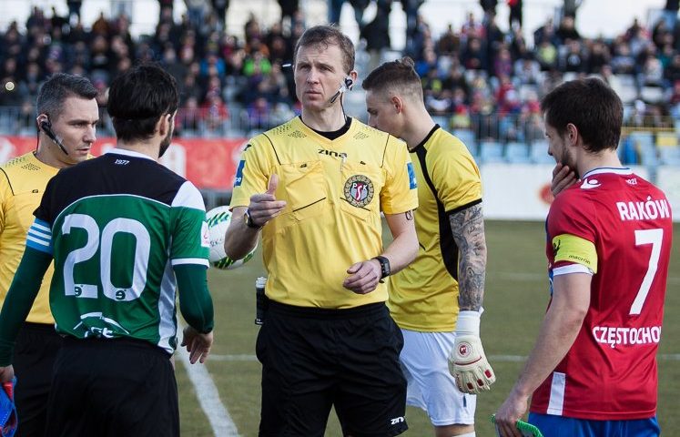 Robert Marciniak arbitrem głównym meczu z Odrą