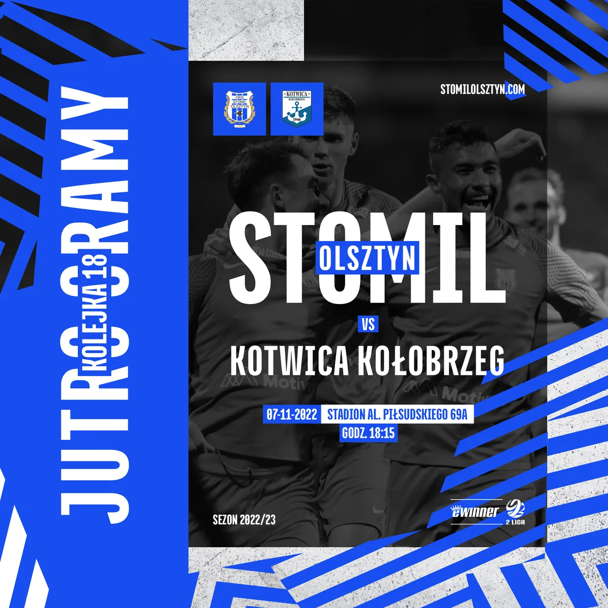 Zapowiedź meczu: Stomil Olsztyn - Kotwica Kołobrzeg