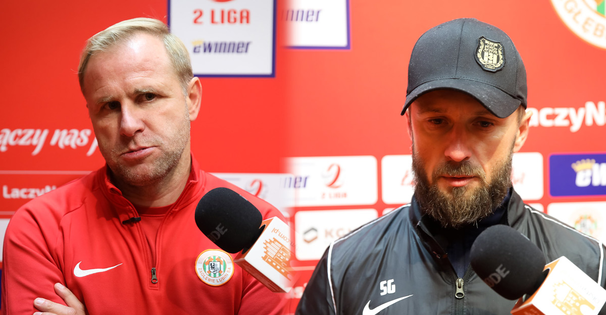 Konferencja prasowa po meczu Zagłębie II Lubin - Stomil Olsztyn
