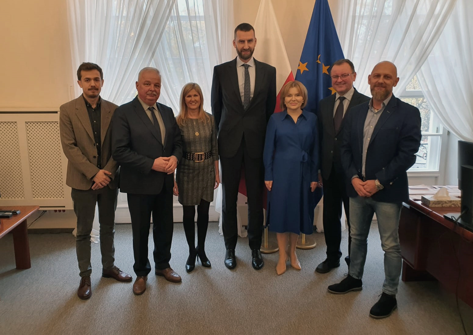 Przedstawiciele Stomilu w Ministerstwie Sportu i Turystyki. Wśród tematów rozmów infrastruktura i wspólne projekty