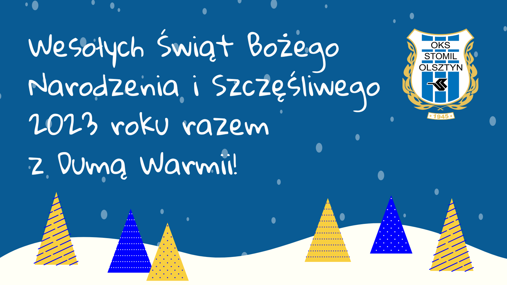 Wesołych Świąt Biało-Niebieska Rodzino!