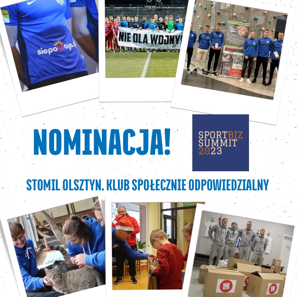 Działania Biało-niebieskiej społeczności docenione. Duma Warmii z nominacją w kategorii CSR w Sporcie!