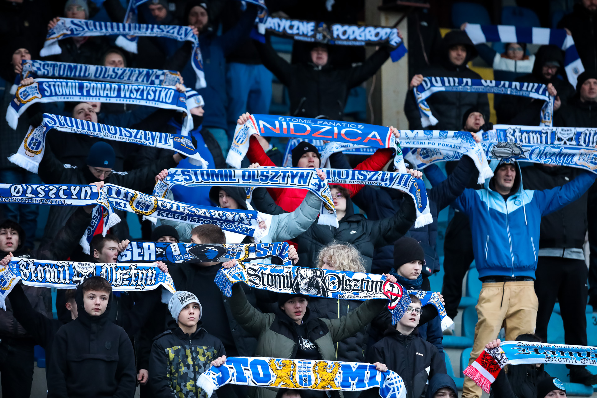 Dziękujemy, że byliście z nami. Kibice na meczu z Polonią
