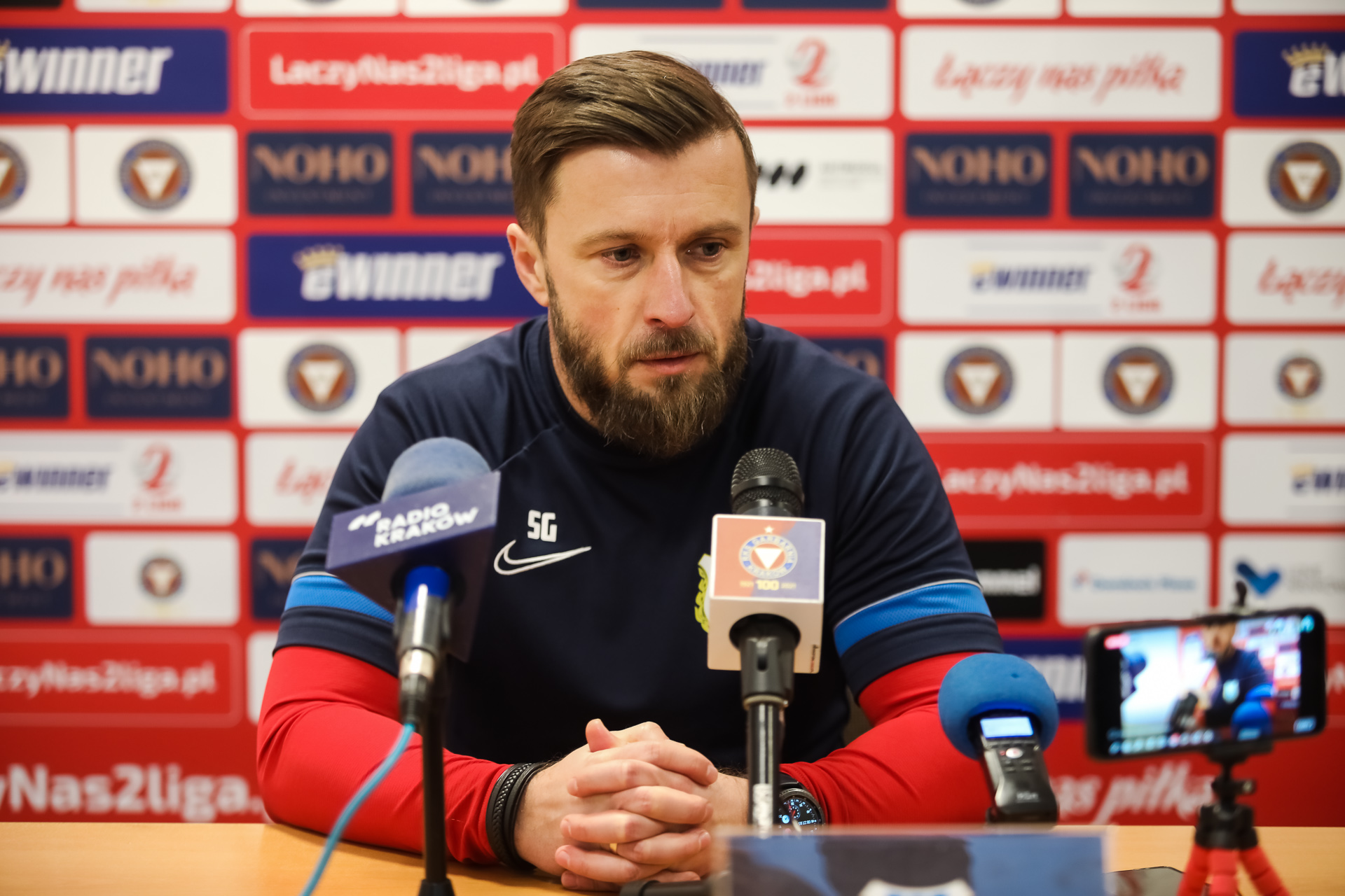 Trenerski dwugłos po meczu Stomil Olsztyn - Garbarnia Kraków