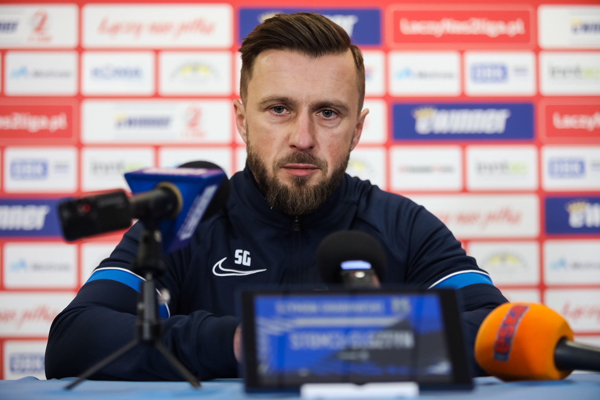 Konferencja prasowa po meczu Stomil Olsztyn - Olimpia Elbląg