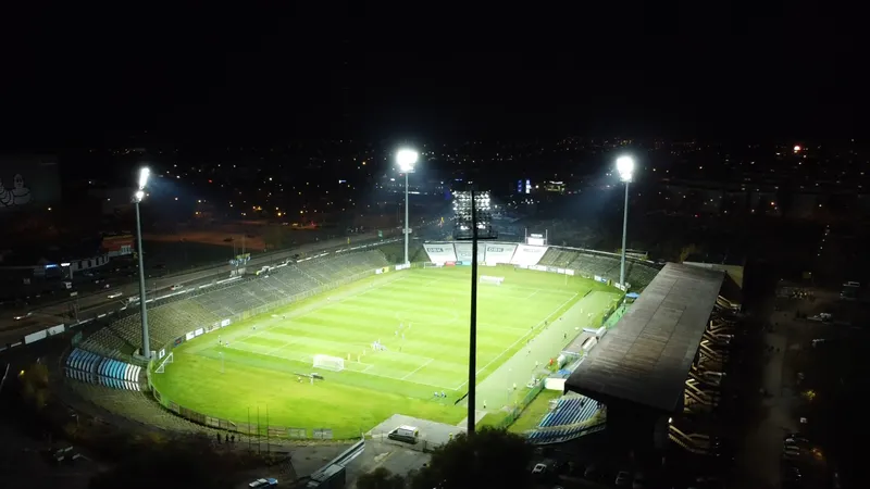 stadion z drona