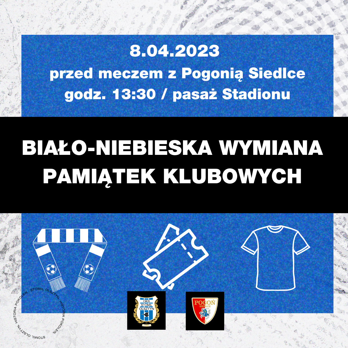 Gratka dla kolekcjonerów. Biało-niebieska Wymiana przed meczem z Pogonią