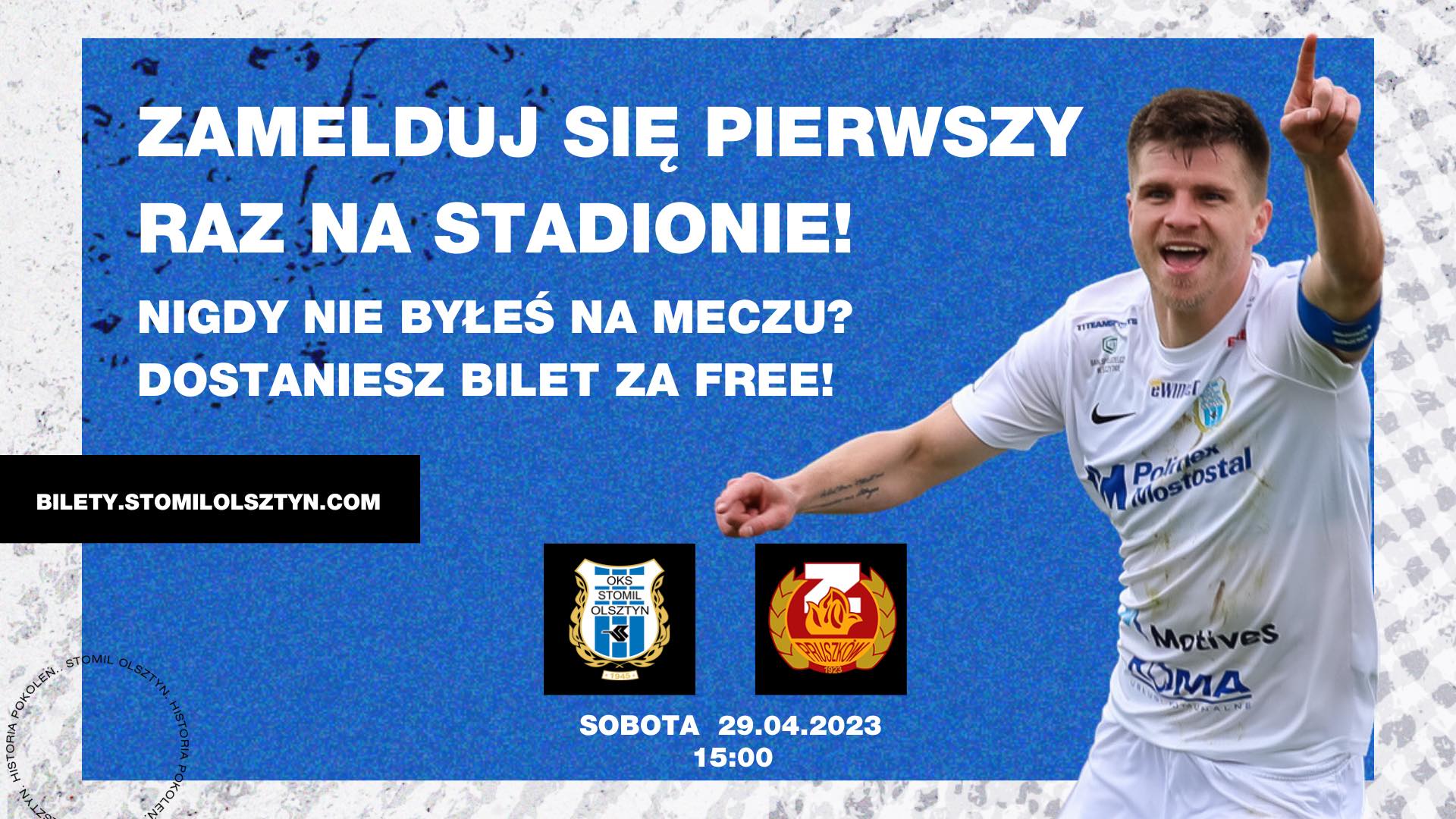 Pierwszy raz na Stomilu? Wchodzisz za darmo! Rusza sprzedaż biletów na mecz ze Zniczem Pruszków