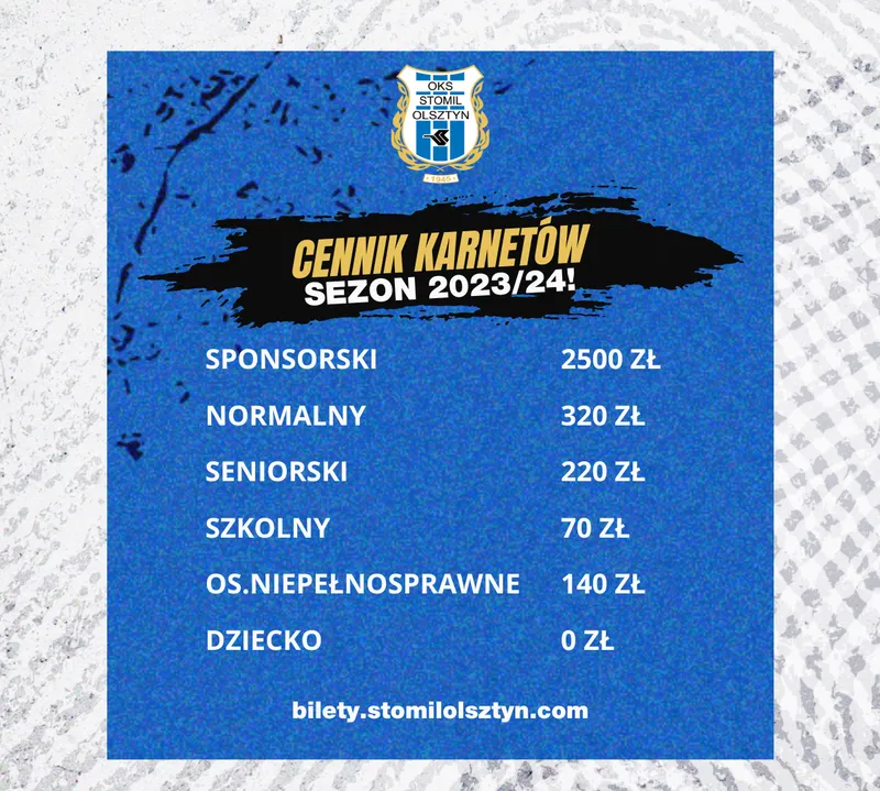 Karnet sezon 2023-2024