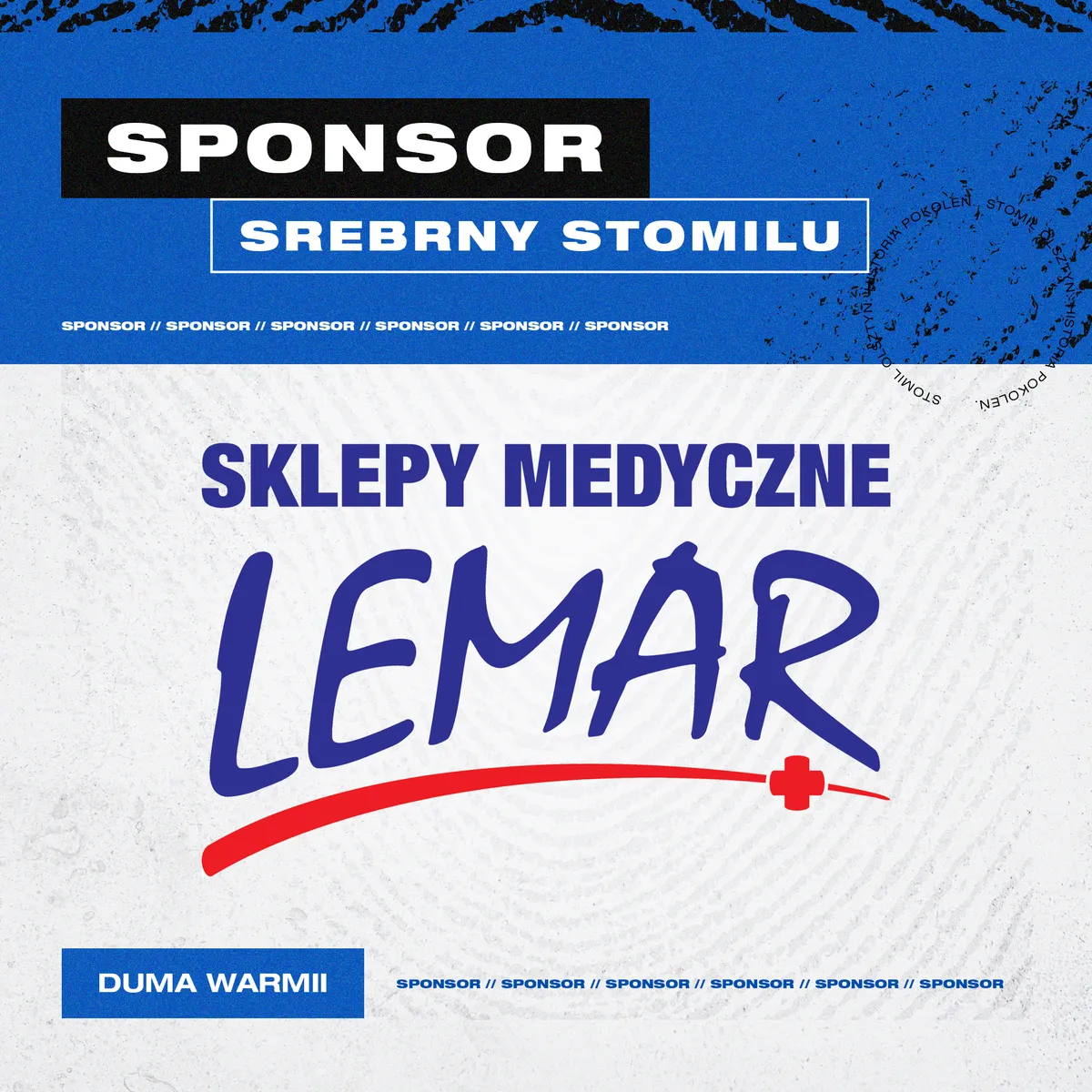 Sklepy Medyczne Lemar Srebrnym Sponsorem Dumy Warmii!