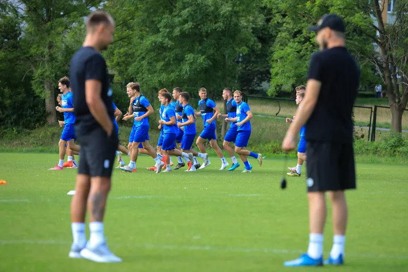 Pierwszy trening Janusz Bucholc (2)