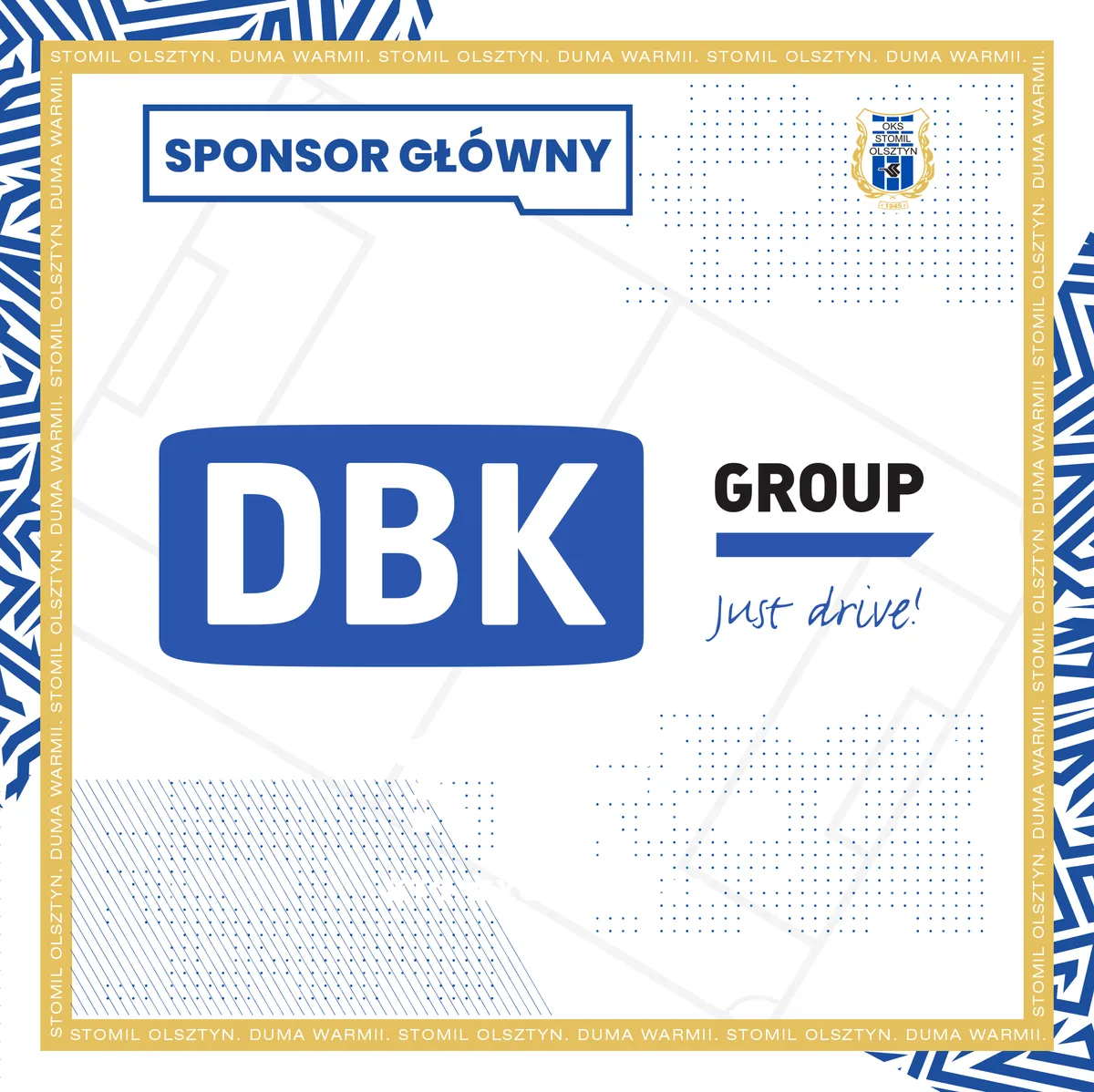 Wieloletnia współpraca przedłużona! Grupa DBK nadal gra ze Stomilem Olsztyn