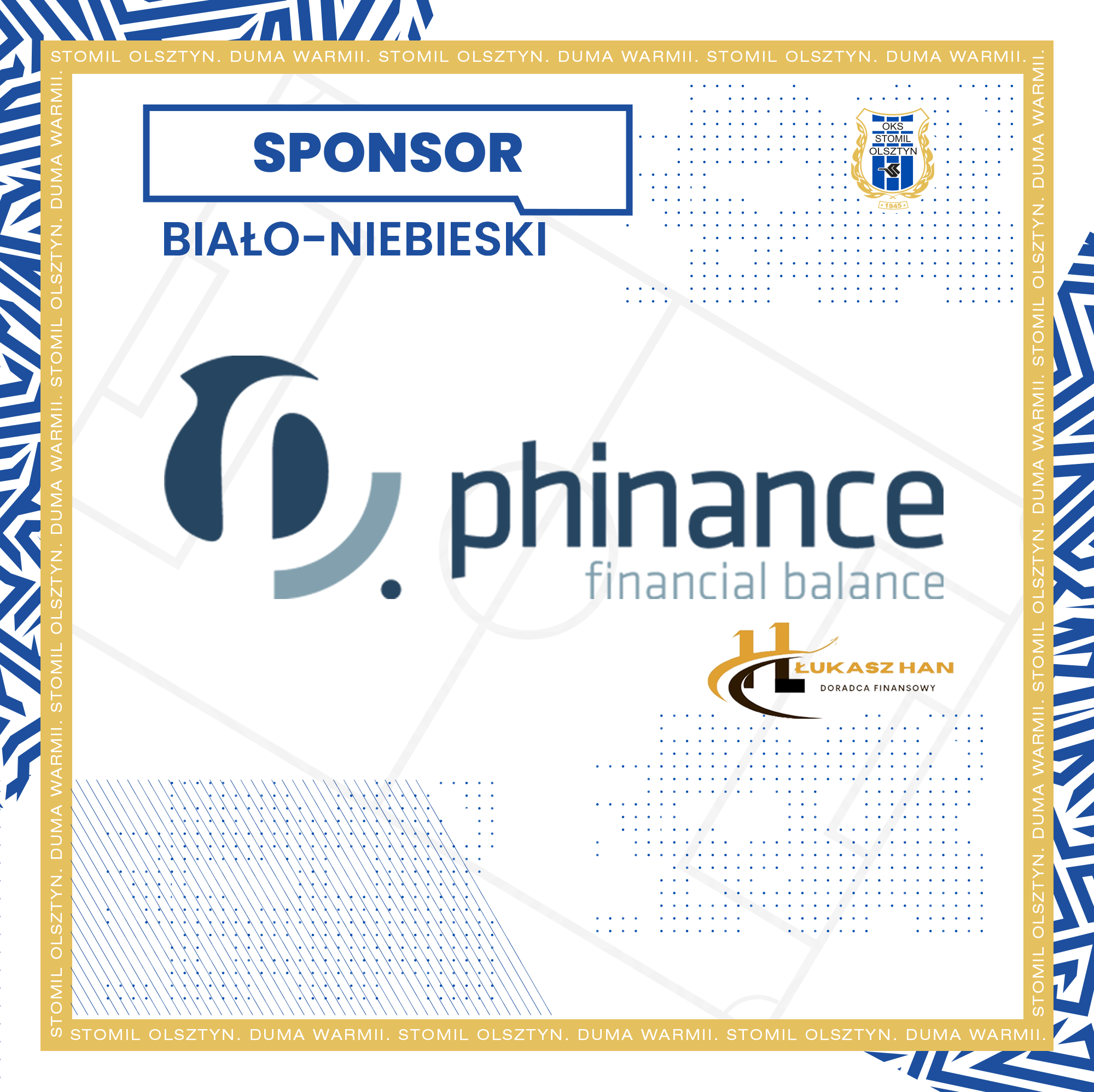Phinance SA sponsorem Biało-niebieskim Stomilu Olsztyn!