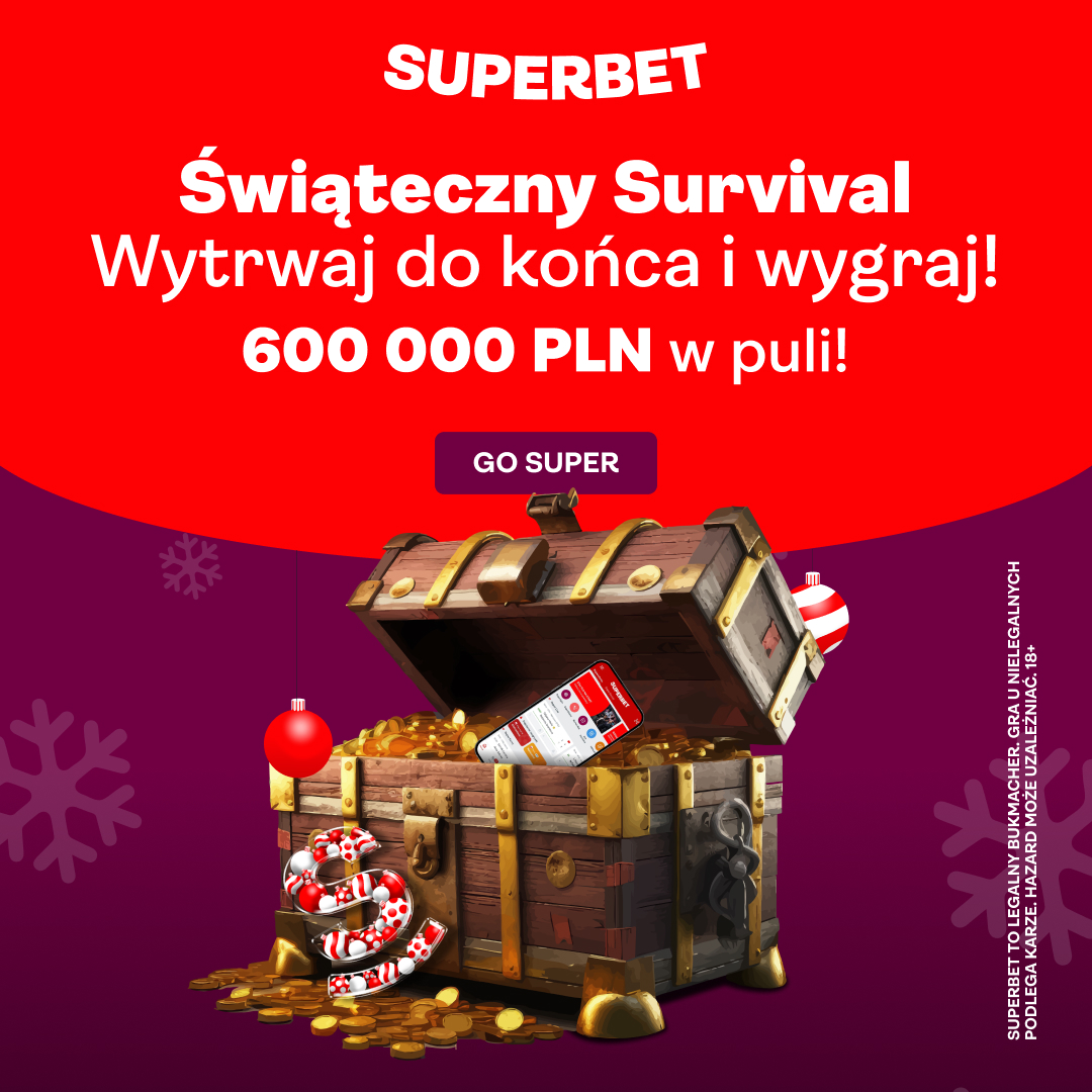Świąteczny Survival w Superbet. Do wygrania 600 000 złotych!