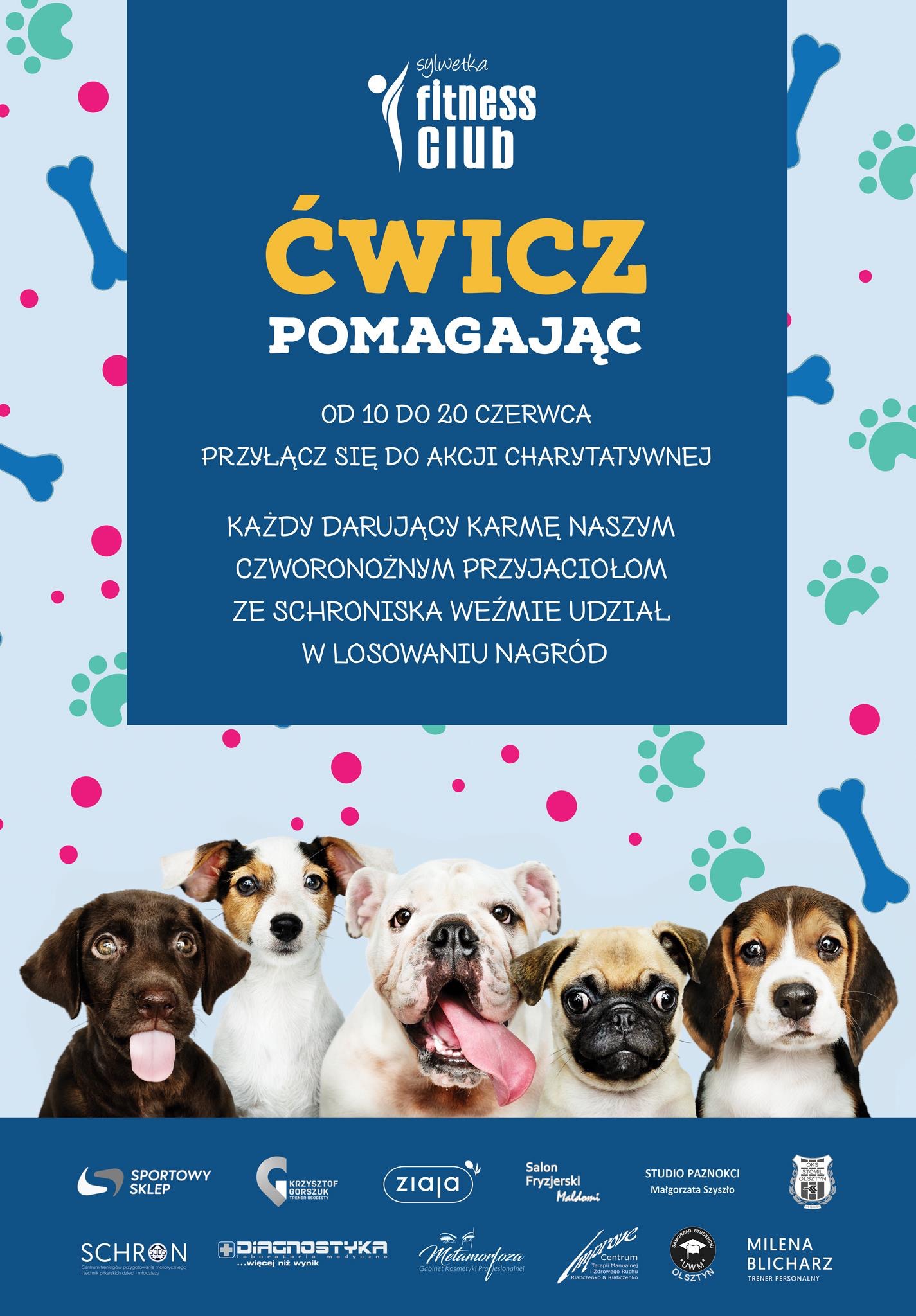 Ćwicz pomagając z Fitness Club Sylwetka