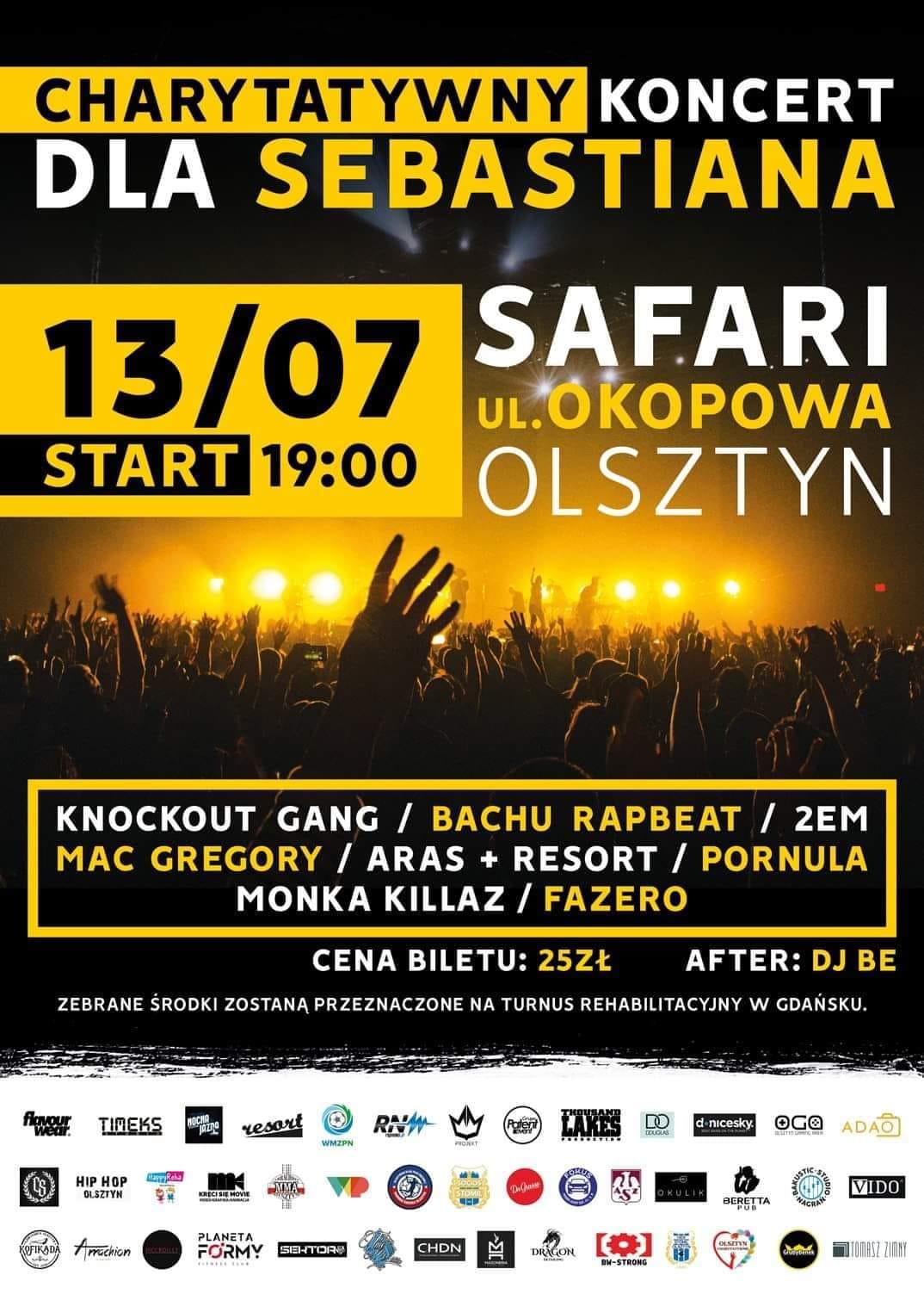 Wspieramy koncert "Gramy dla Seby"