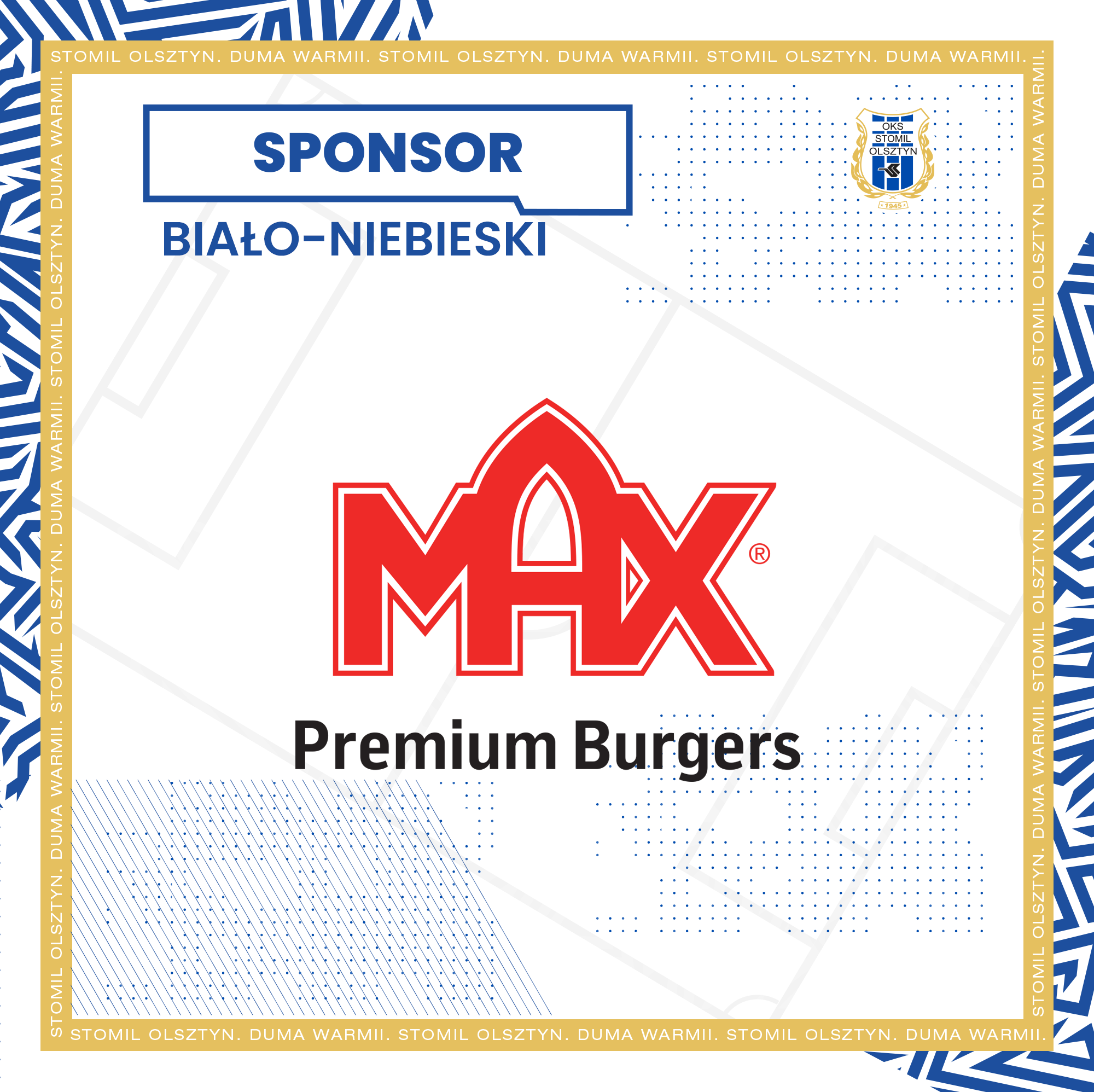 MAX Premium Burgers w jednej drużynie ze Stomilem Olsztyn i umową sponsorką na kolejny rok!