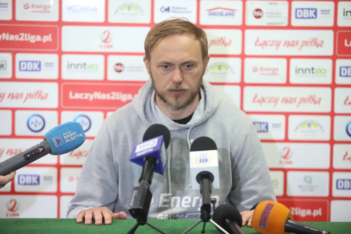 Konferencja po meczu z Olimpią Grudziądz