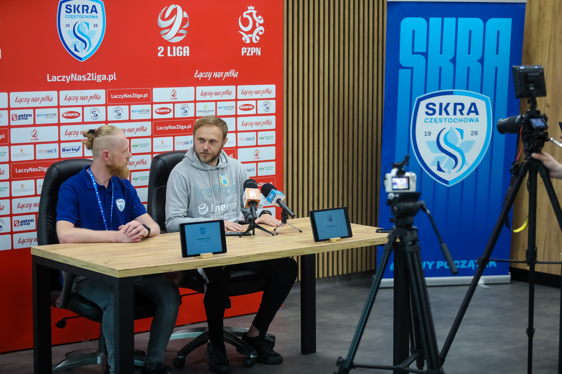 Konferencja prasowa po meczu Skra Częstochowa - Stomil Olsztyn