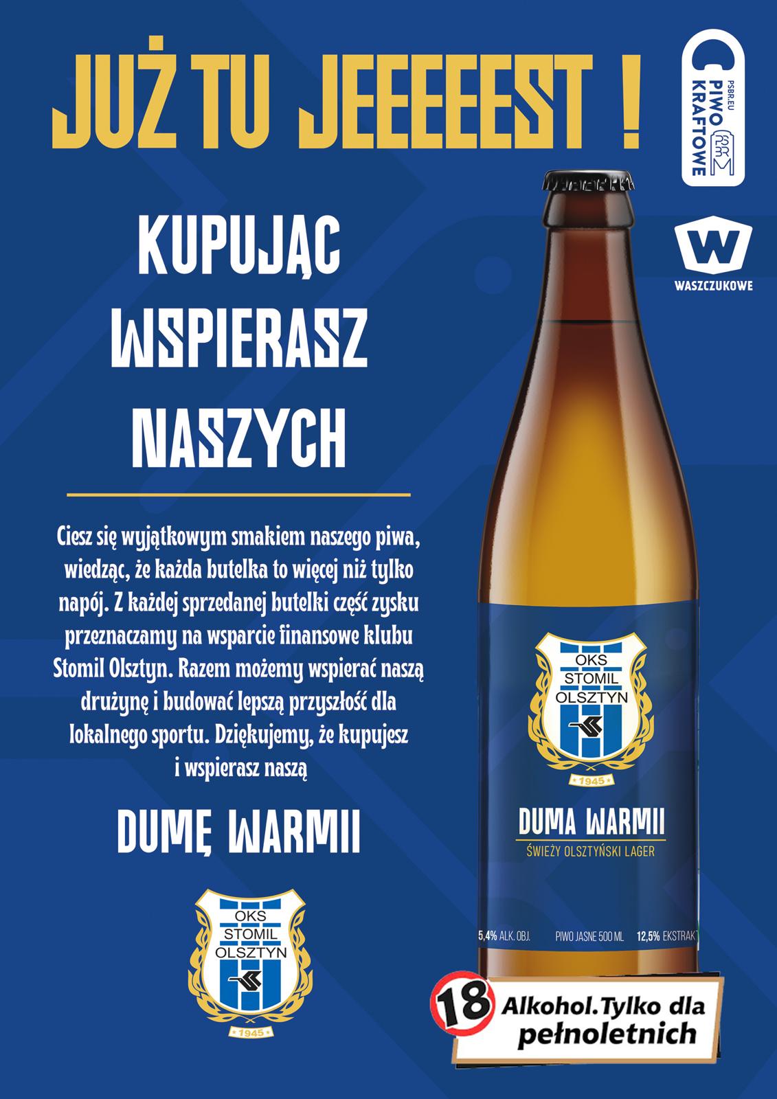 Już tu jeeeeest! Piwo kraftowe Dumy Warmii