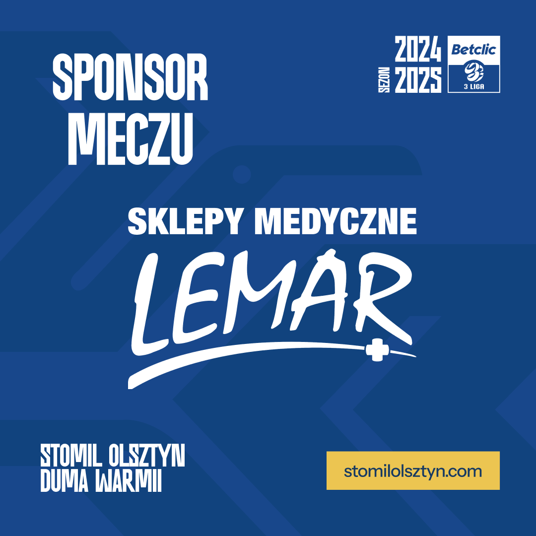 Sklepy Medyczne Lemar sponsorem meczu z GKS-em Bełchatów