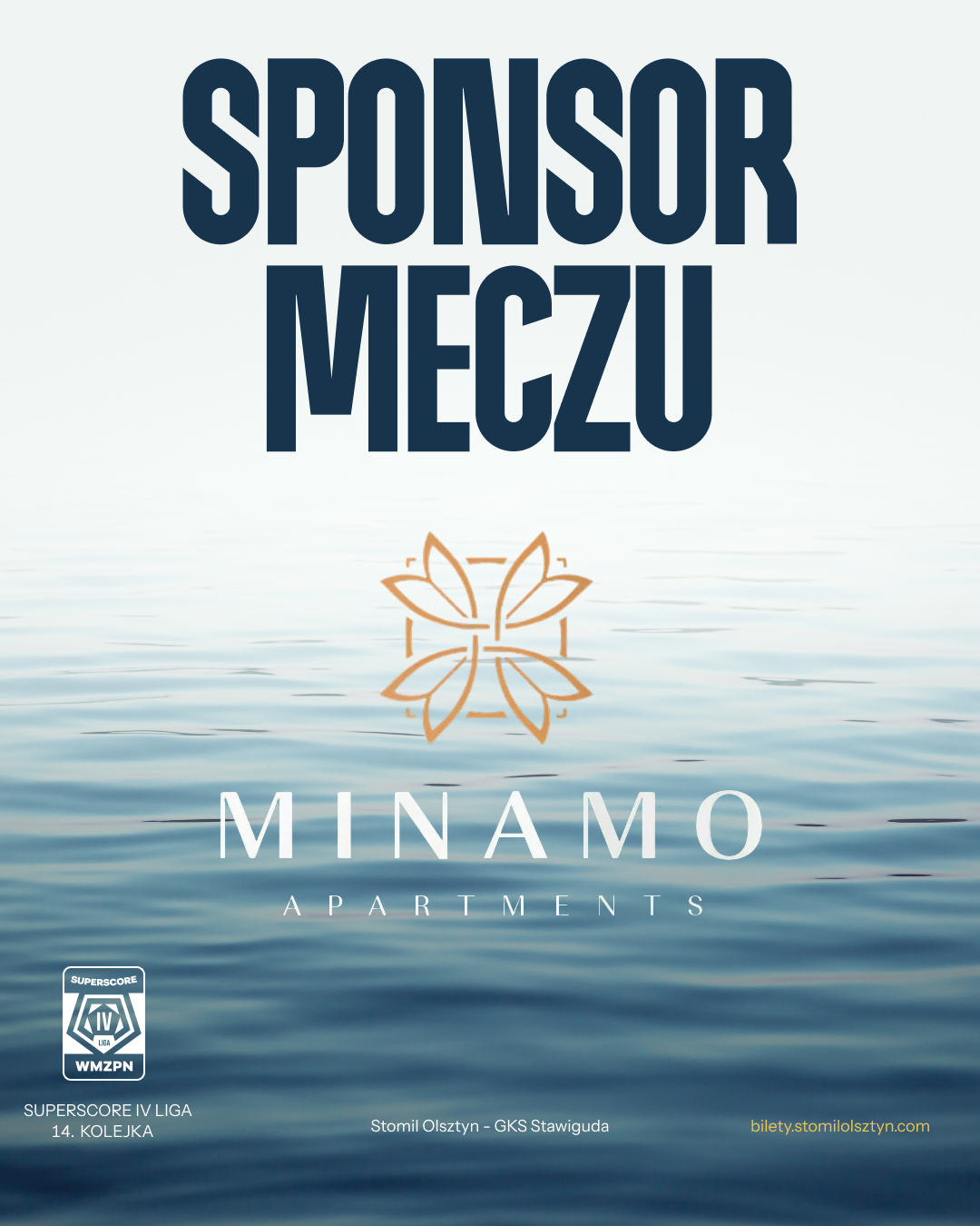 Minamo Apartments sponsorem meczu Stomil Olsztyn - GKS Stawiguda!