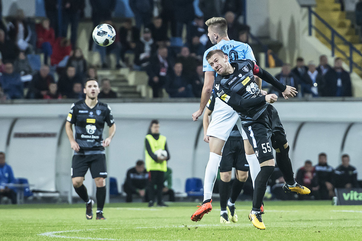 Bramka z meczu Stomil Olsztyn - GKS Katowice 0:1