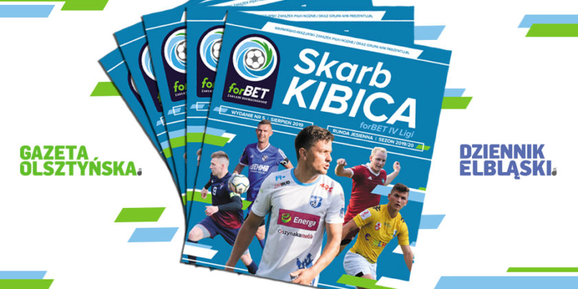 Skarb Kibica forBET IV Ligi z Gazetą Olsztyńską do kupienia 5 sierpnia!
