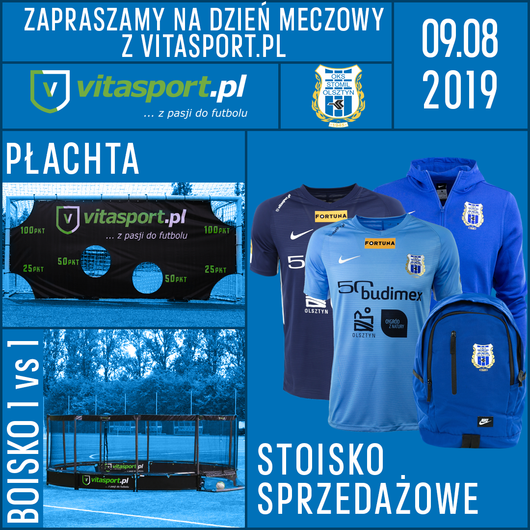 Stoisko Vitasport przed meczem z GKS-em Jastrzębie