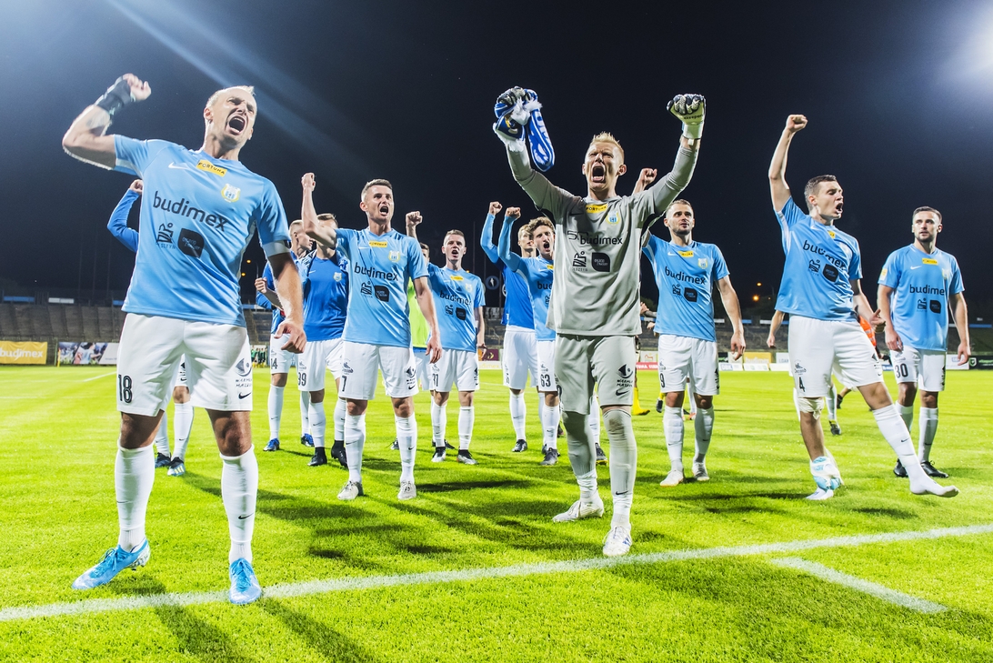 Film z radości po zwycięstwie nad GKS-em Jastrzębie