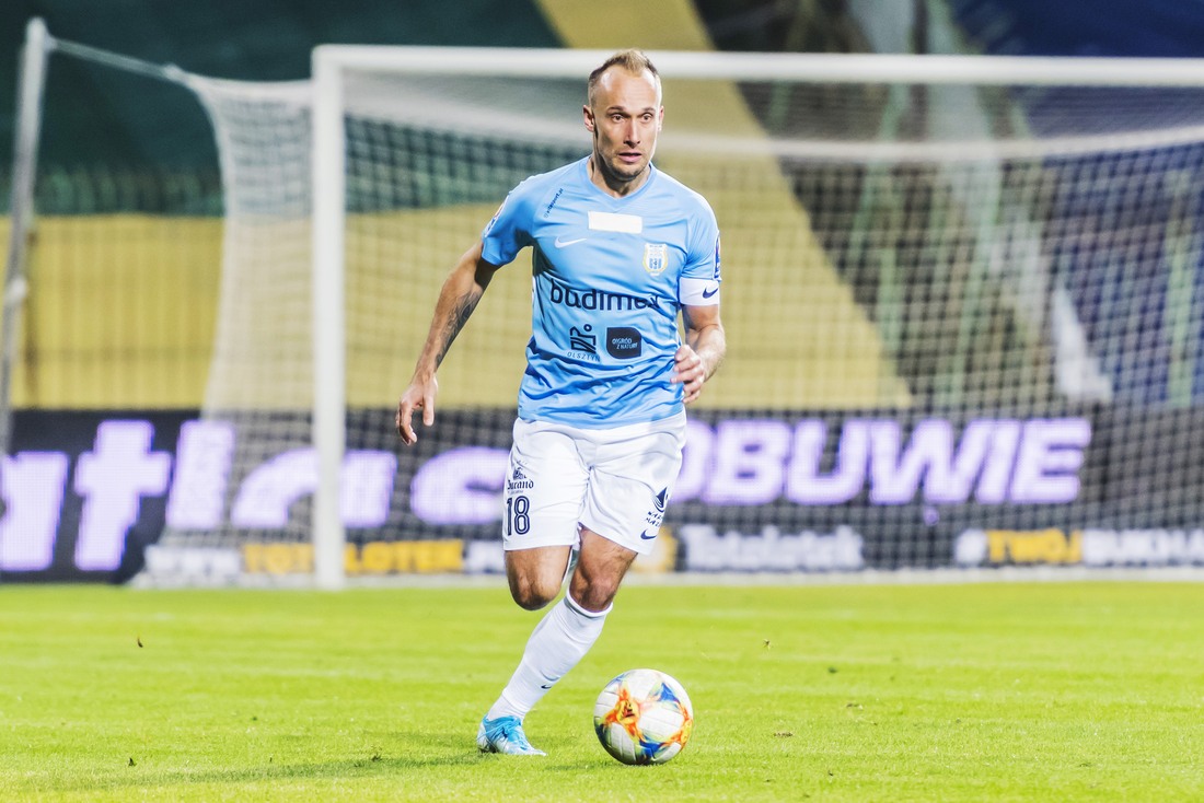 Przedmeczowa rozgrzewka: Janusz Bucholc