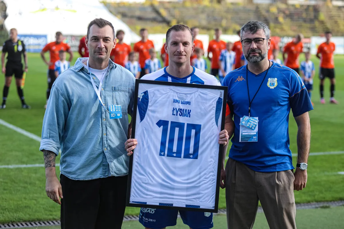 100 meczów Piotra Łysiaka!