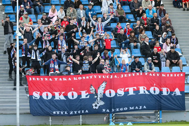 Sokół Ostróda – Stomil Olsztyn [ZDJĘCIA]