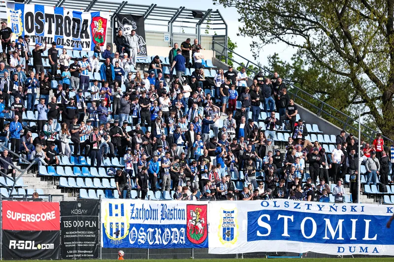 Sokół Ostróda – Stomil Olsztyn [ZDJĘCIA]