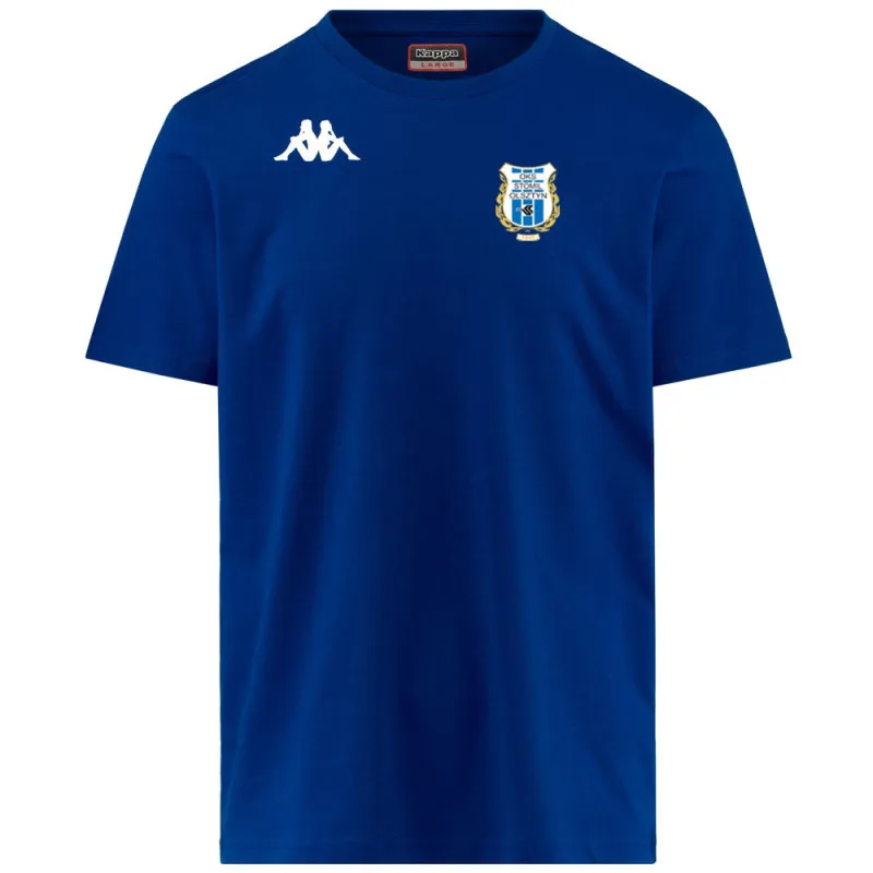Koszulka bawełniana Kappa Stomil Olsztyn niebieska senior