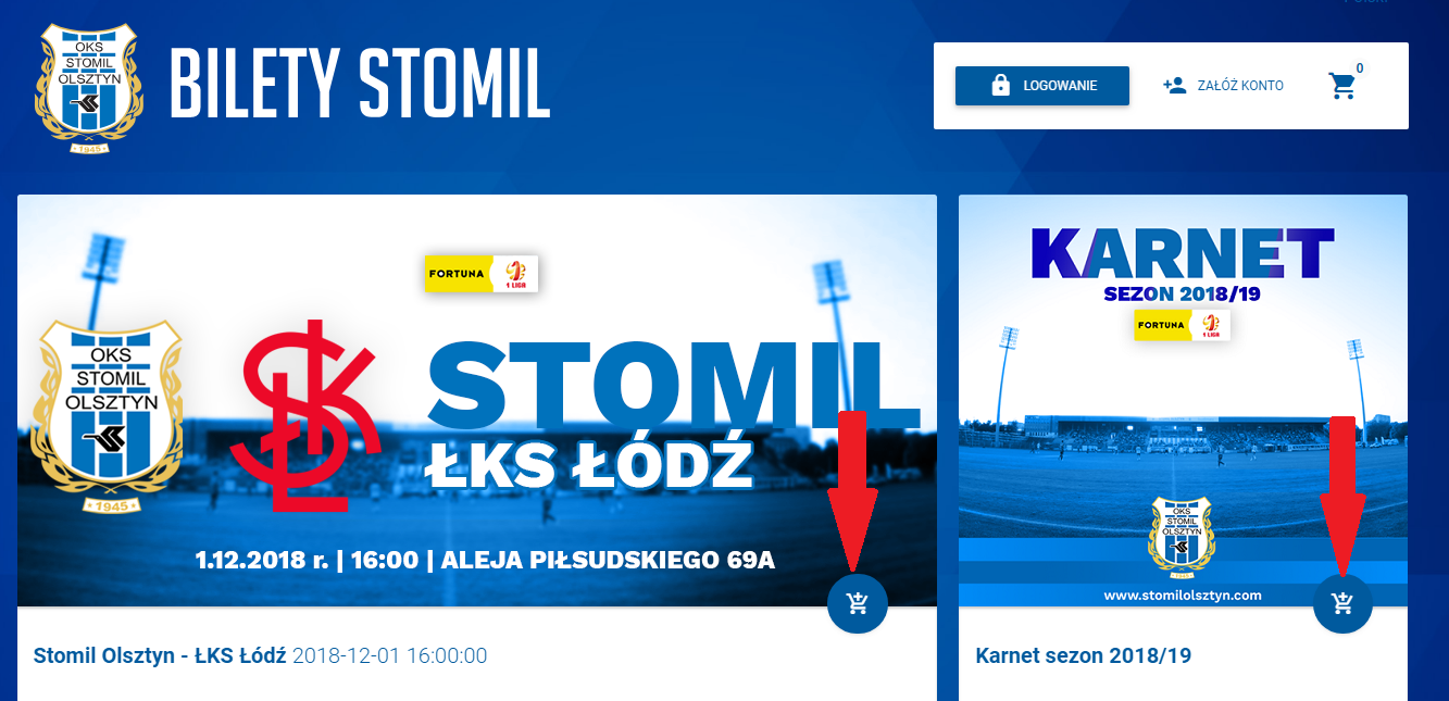zakup biletu karnetu